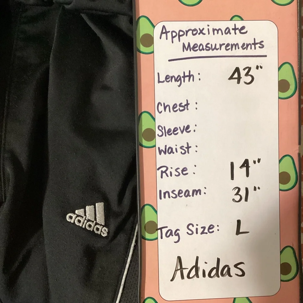 Adidas Men’s Black Track Pants Joggers 3 Stripes